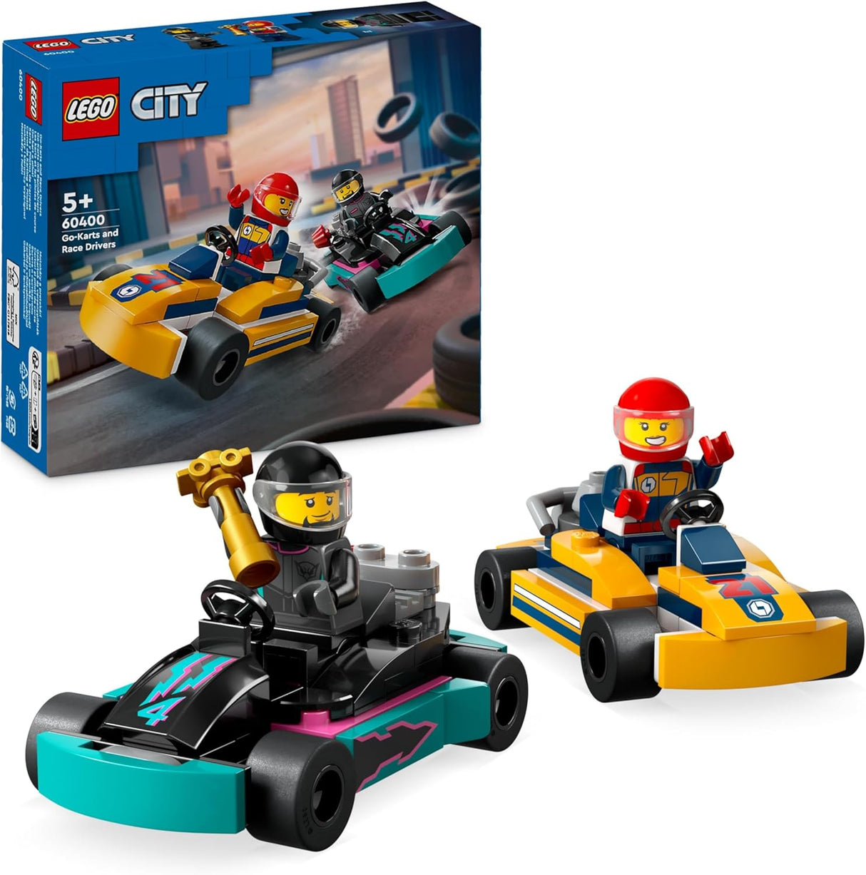 Lego City Karts e pilotos de corrida 60400