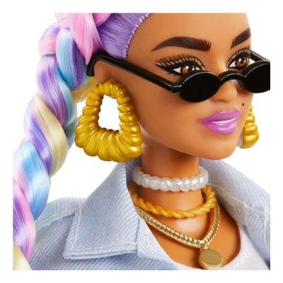 Mattel Barbie Extra - Tranças de cores