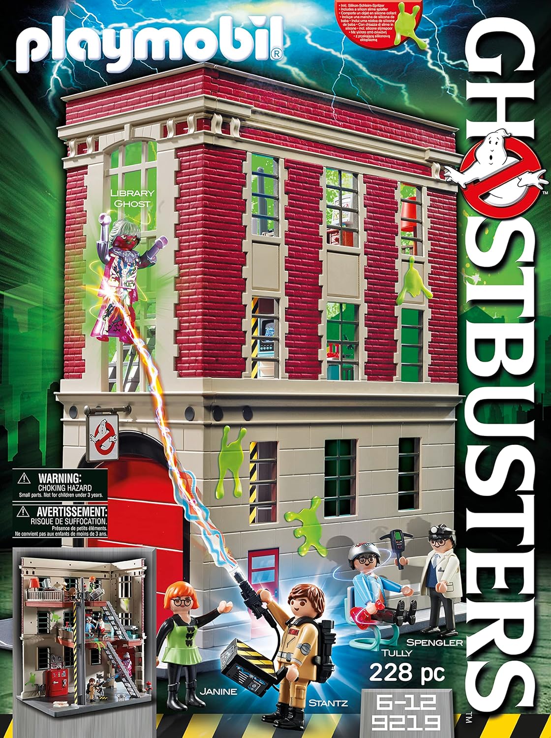 Playmobil Ghostbusters 9219 - Quartel de Bombeiros