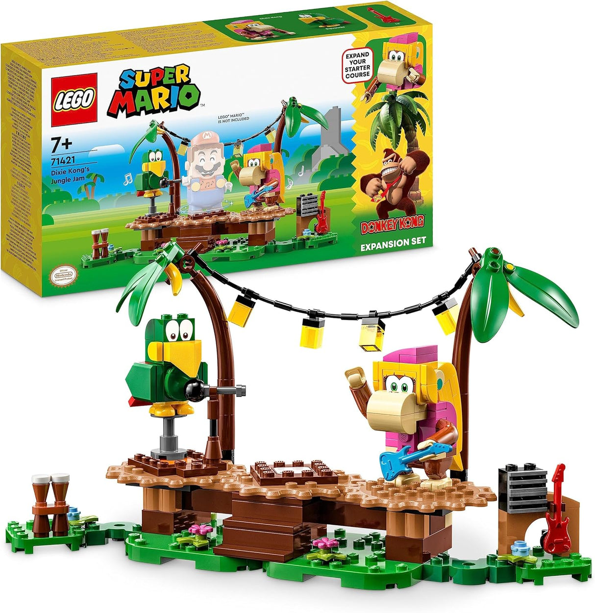 LEGO Super Mario 71421 - Set de Expansão Concerto na Selva da Dixie Kong