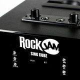 RockJam Máquina de karaoke Bluetooth efeitos de mudança de voz e luzes LED