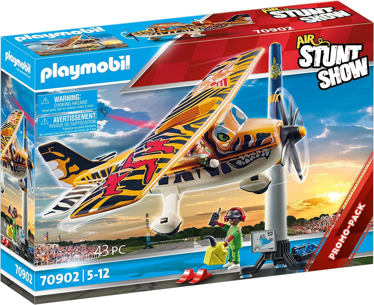 Playmobil Air Stuntshow Avião Tigre 70902