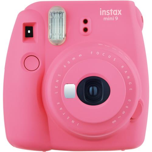 Máquina Fotográfica Instantânea Fujifilm instax Mini 9 - Rosa Flamingo (GRADE A)