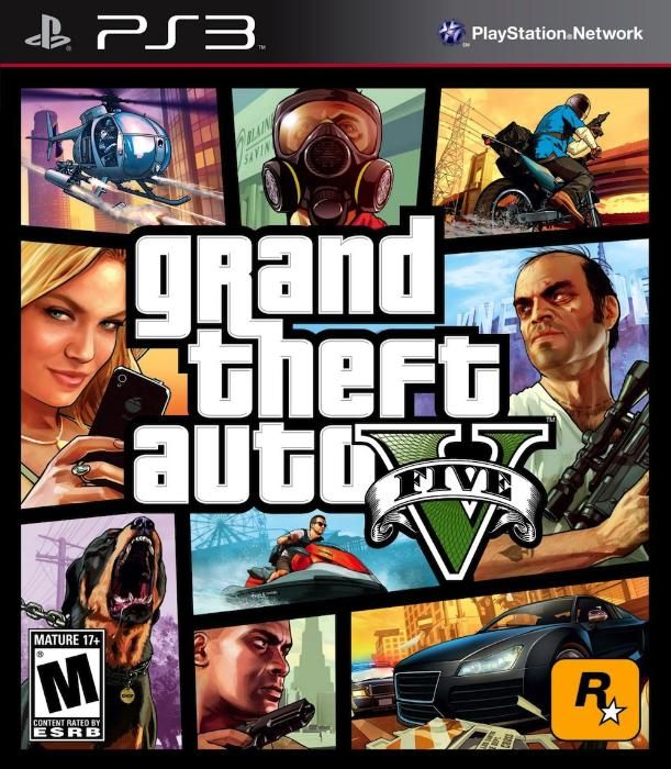 GTA 5 - PS3 (Grand Theft Auto V) (GRADE A)