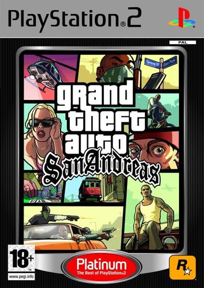 Grand Theft Auto: San Andreas Platinum PS2 - Compra jogos online na