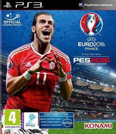 Jogo PES 2016 - UEFA EURO 2016 PS3 (GRADE A)