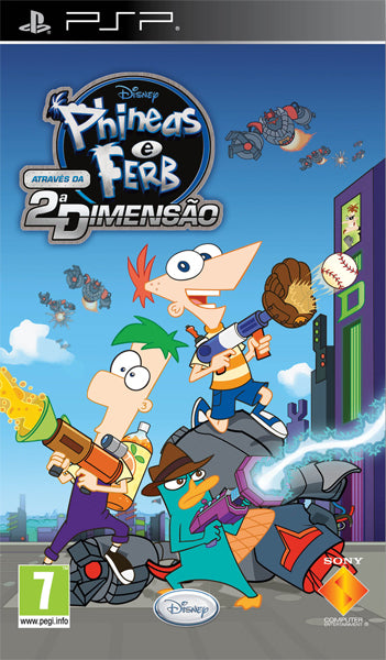 Jogo Phineas and Ferb: Across the 2nd Dimension PSP (GRADE A)