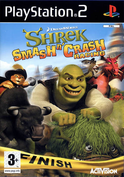 Shrek Smash N' Crash - PS2 (GRADE B)