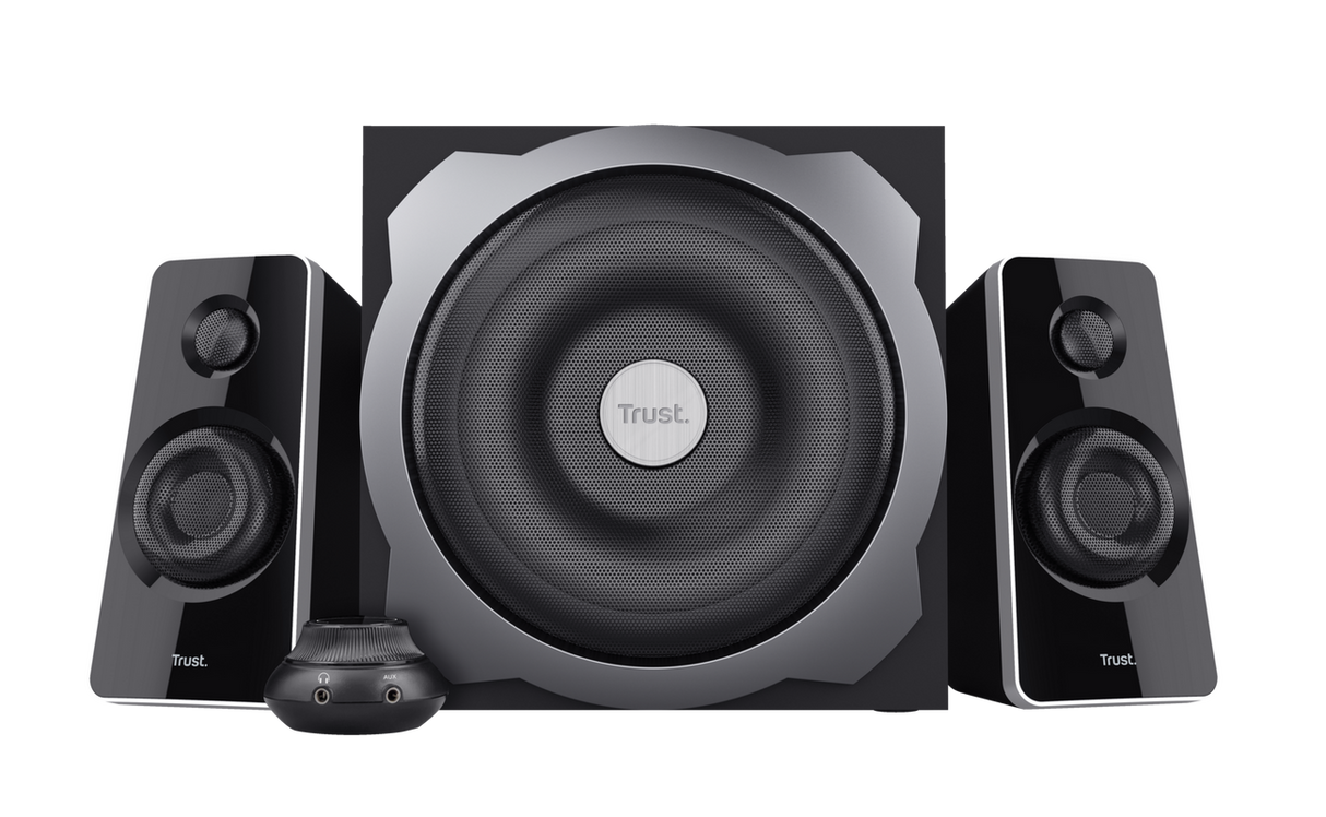 Trust Tytan 2.1 Subwoofer Speaker Set Black 120W