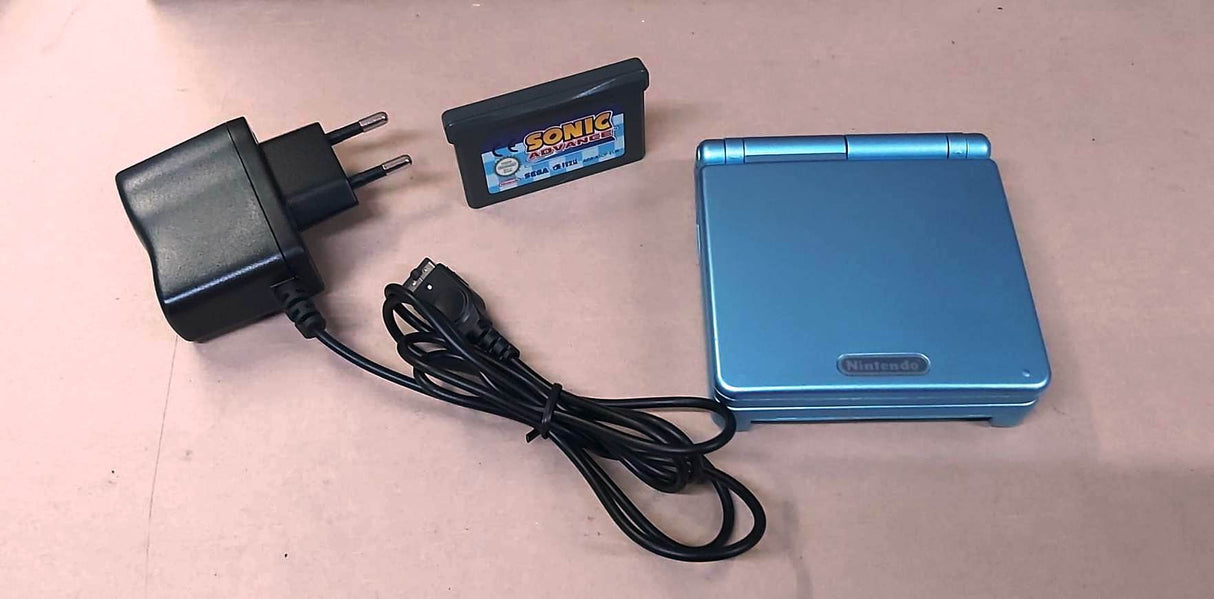 Game Boy Advance SP Consola Nintendo + Jogo Sonic Advance (OUTLET)