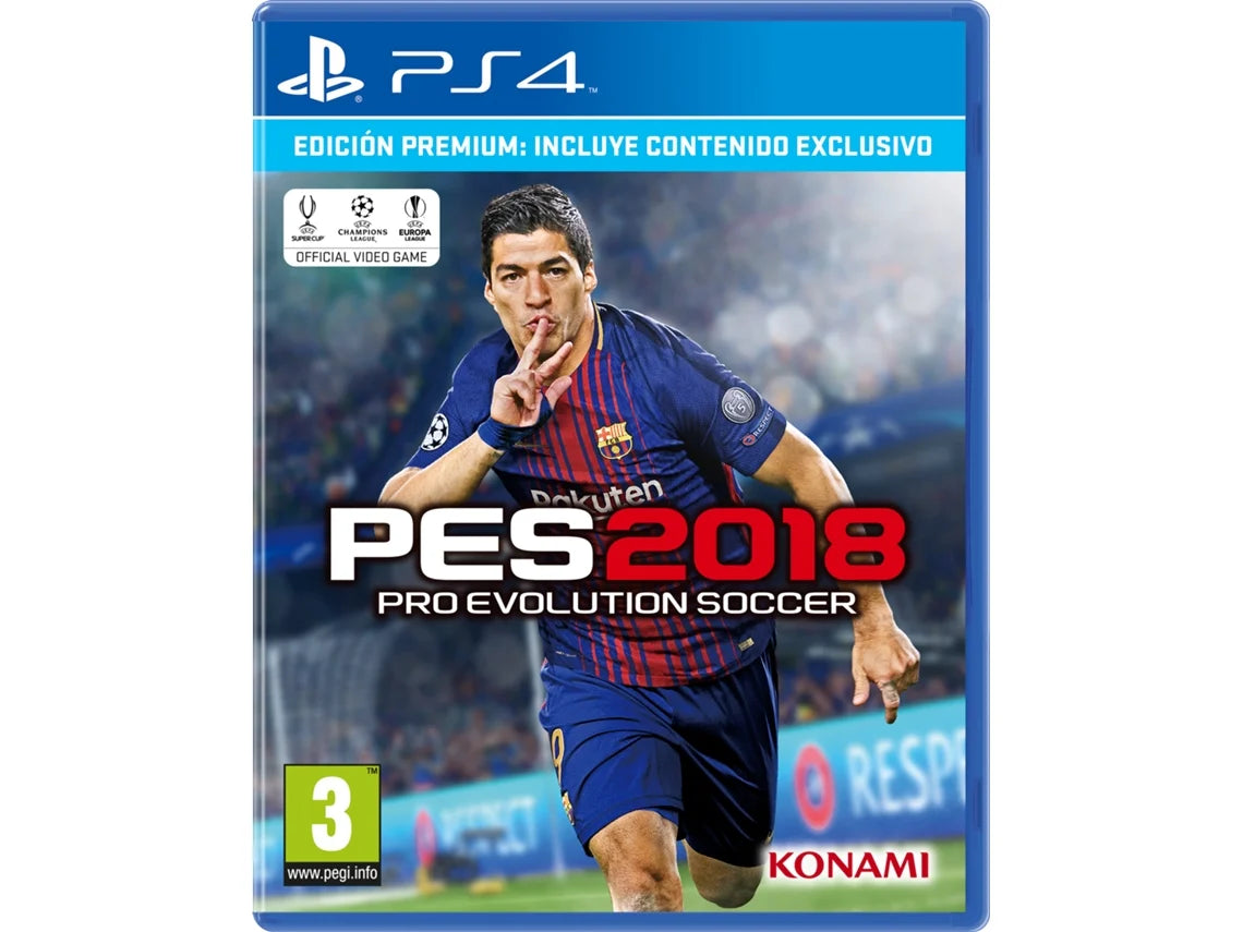 Jogo PES 2018 Pro Evolution Soccer - PS4 (GRADE B)