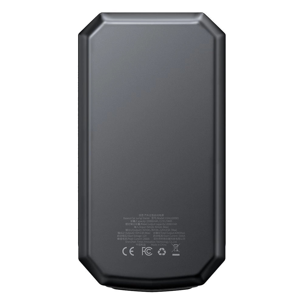 Powerbank Baseus 2000mAh Preto - PRCGNL020001