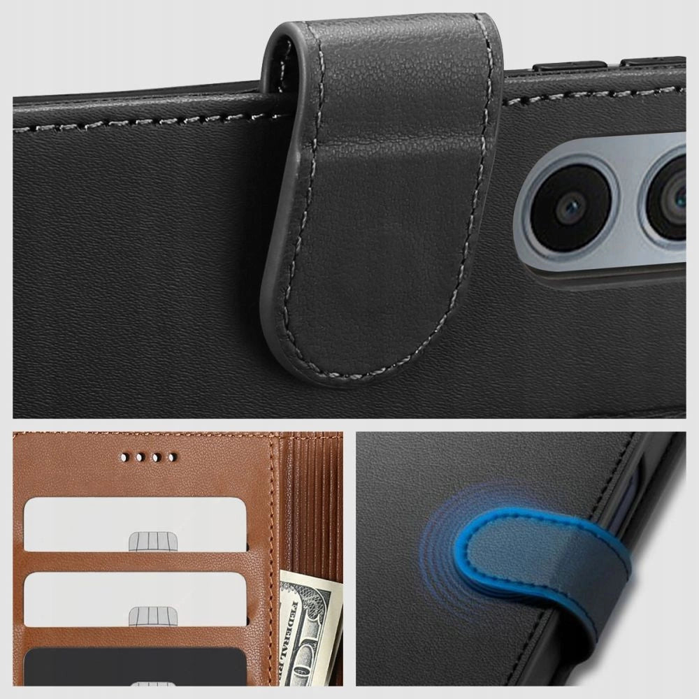 Capa tipo carteira Tech-Protect para Samsung Galaxy A15 4G / 5G - Preto