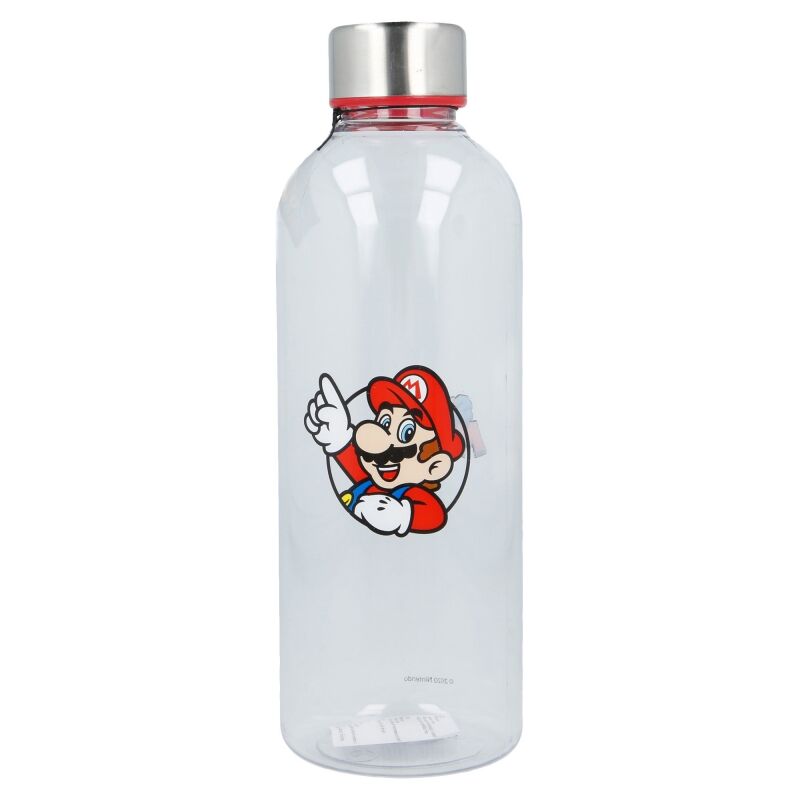 Super Mario Bros Garrafa Transparente 850 ml