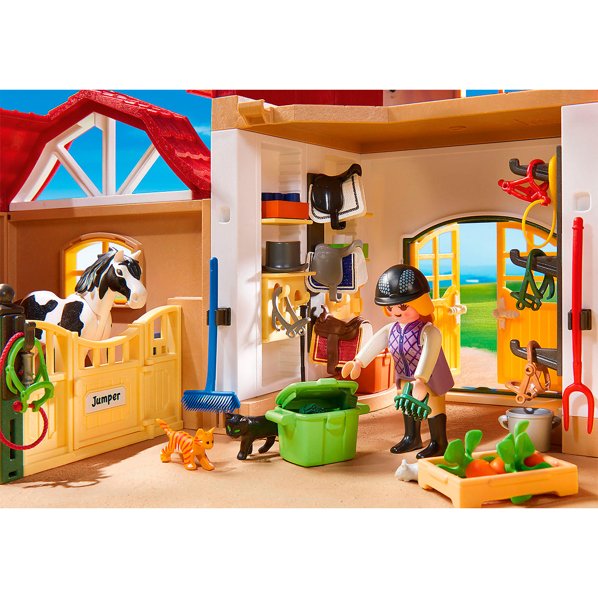 PLAYMOBIL Country: Estábulo de Cavalos 6926