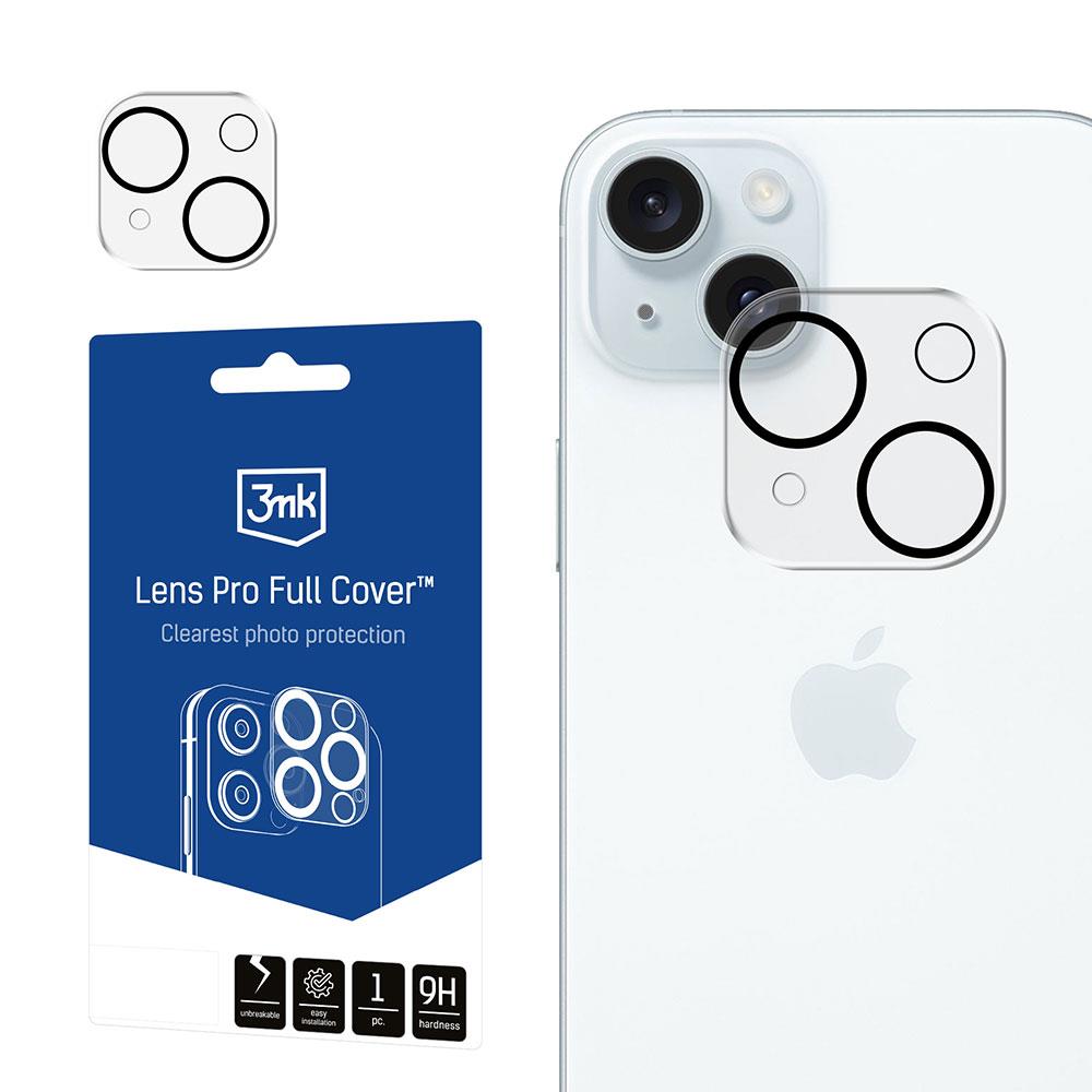 Protetor de lente 3mk Lens Pro Full Cover para iPhone 15 / iPhone 15 Plus