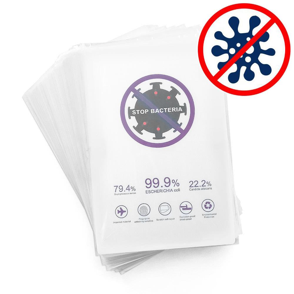 50 unidades de Folha Hidrogel Antibacteriana Autoregenerativa para corte com plotter (18cm x 12cm)