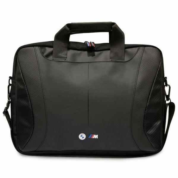 Bolsa BMW Carbon&Perforated para laptop de 16" - preta"