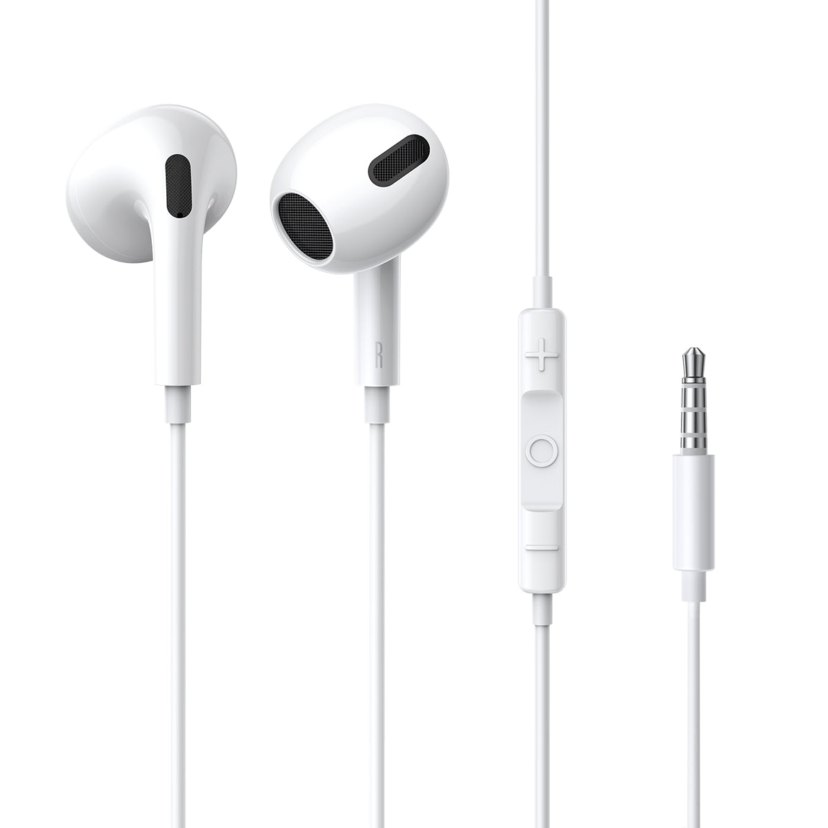 Fones de ouvido com fio Baseus Encok H17 minijack 3.5mm branco (NGCR020002)