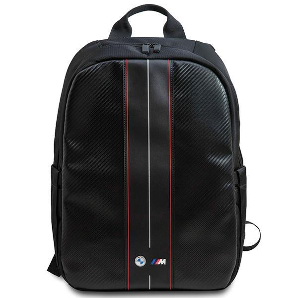 "Mochila BMW Carbon & Red Stripe para laptop de 16" - preta"