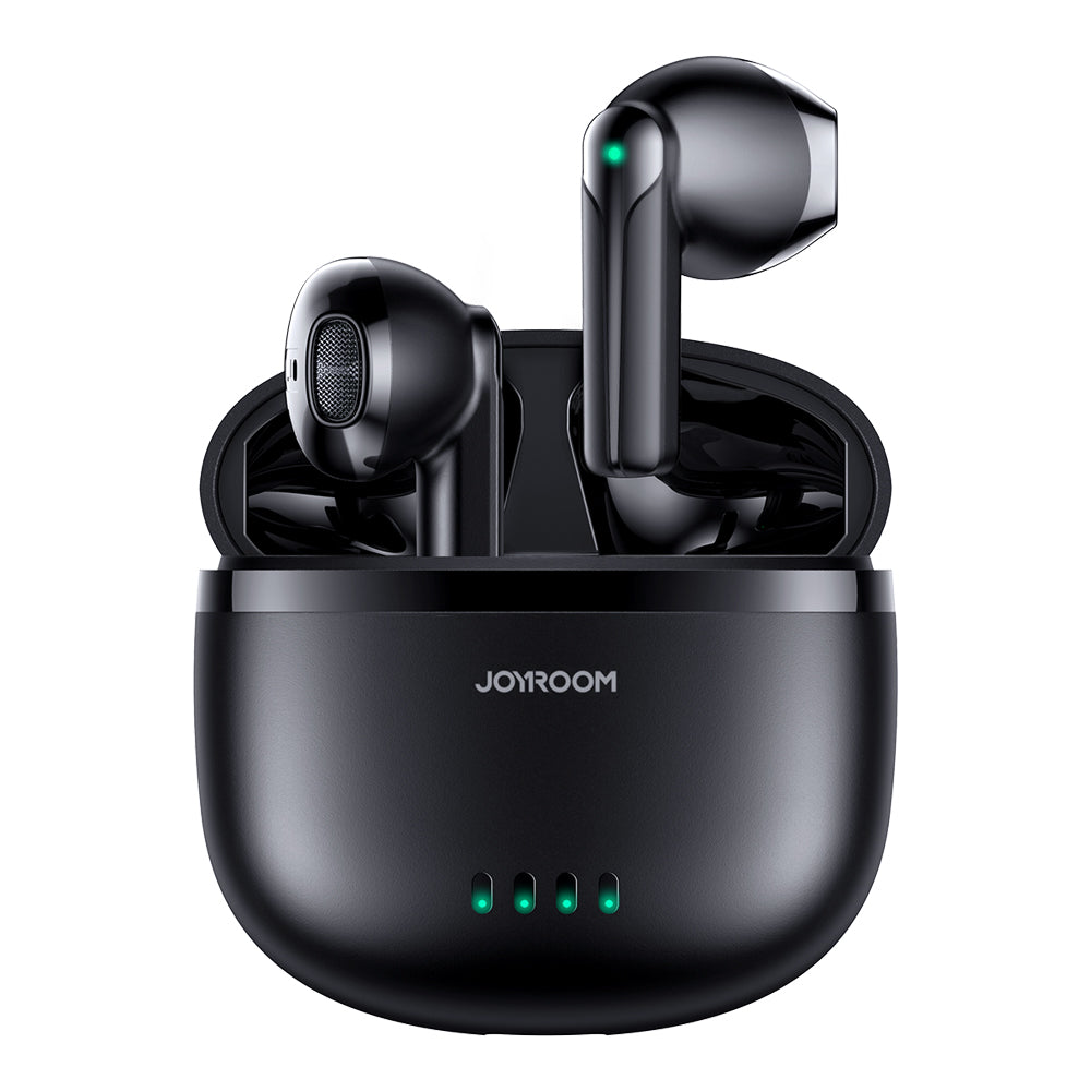 Fones de ouvido TWS sem fio Joyroom ENC à prova d'água IPX4 Bluetooth 5.3 preto (JR-TL11)