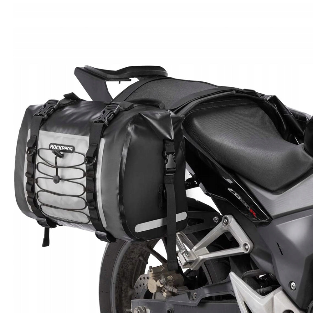 Bolsa para motocicleta Rockbros AS-010BGR à prova d'água - cinza