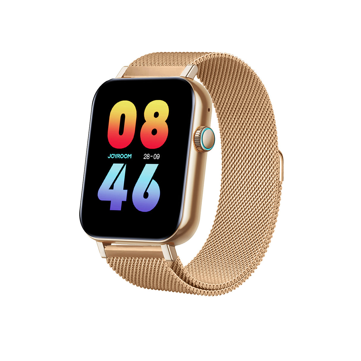 Smartwatch Joyroom JR-FT5 IP68 com função de recebimento de chamadas - dourado