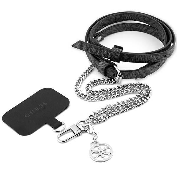 Corda para telefone Guess 4G Chain CBDY Strap - preto