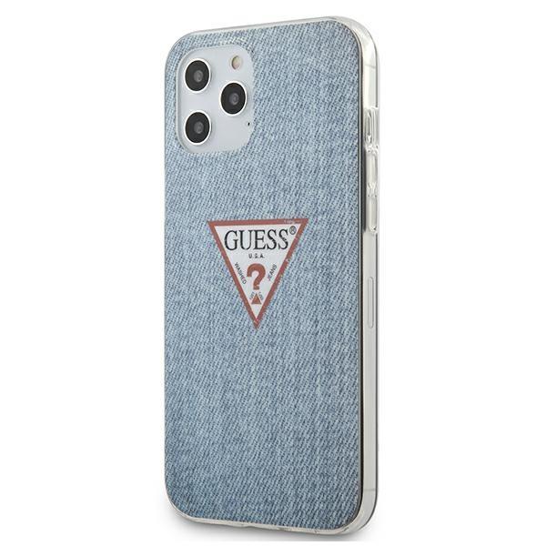 Capa Guess Jeans Collection para iPhone 12 Pro Max - azul