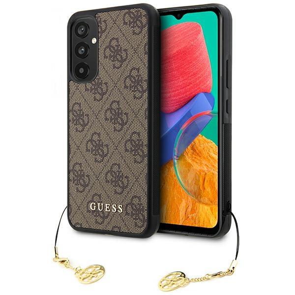 Etui Guess 4G Charms Collection para Samsung Galaxy A34 5G - castanho