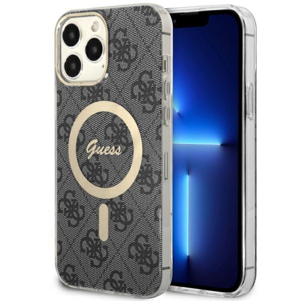 Capa Guess 4G MagSafe para iPhone 13 Pro Max - preta