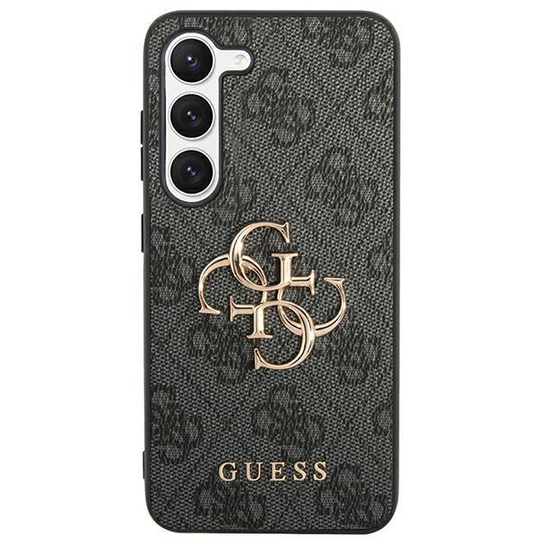 Capa Guess 4G com Logo Metálico Grande para Samsung Galaxy S24 Ultra - preta