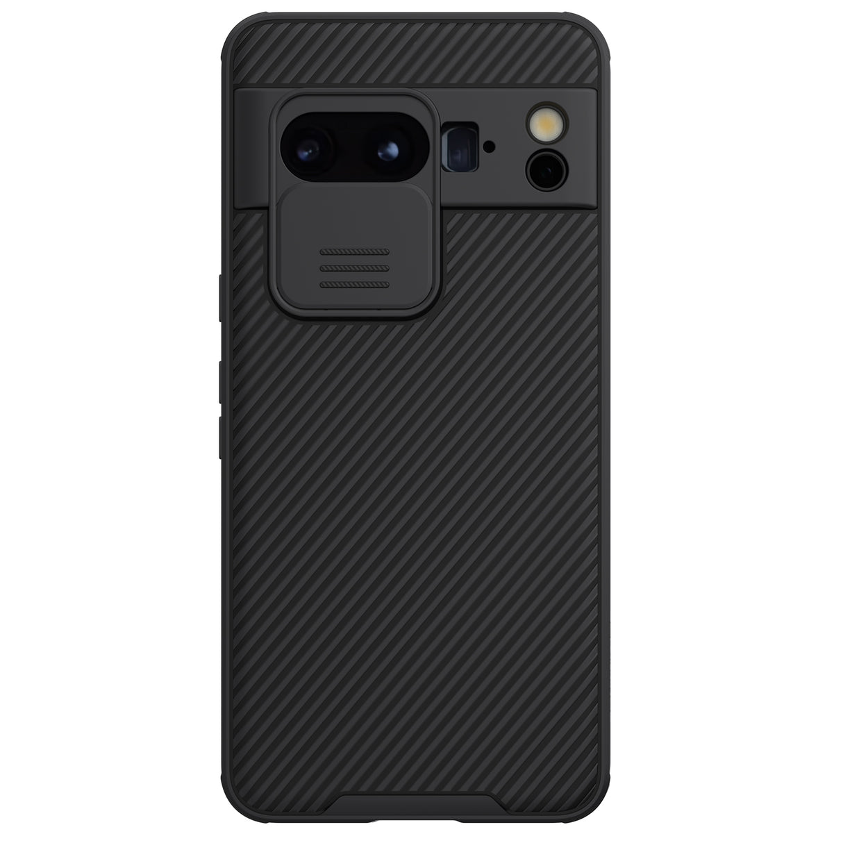 Estojo com proteção para câmera Nillkin CamShield Pro Case para Google Pixel 8 Pro - preto