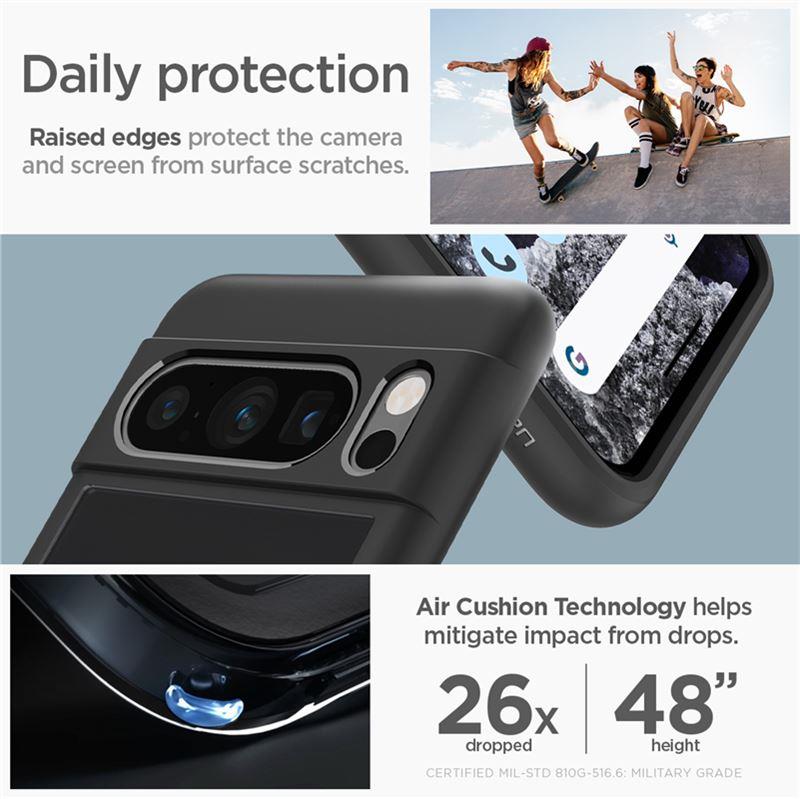 Capa Spigen Ultra Hybrid para Google Pixel 8 Pro - preto fosco