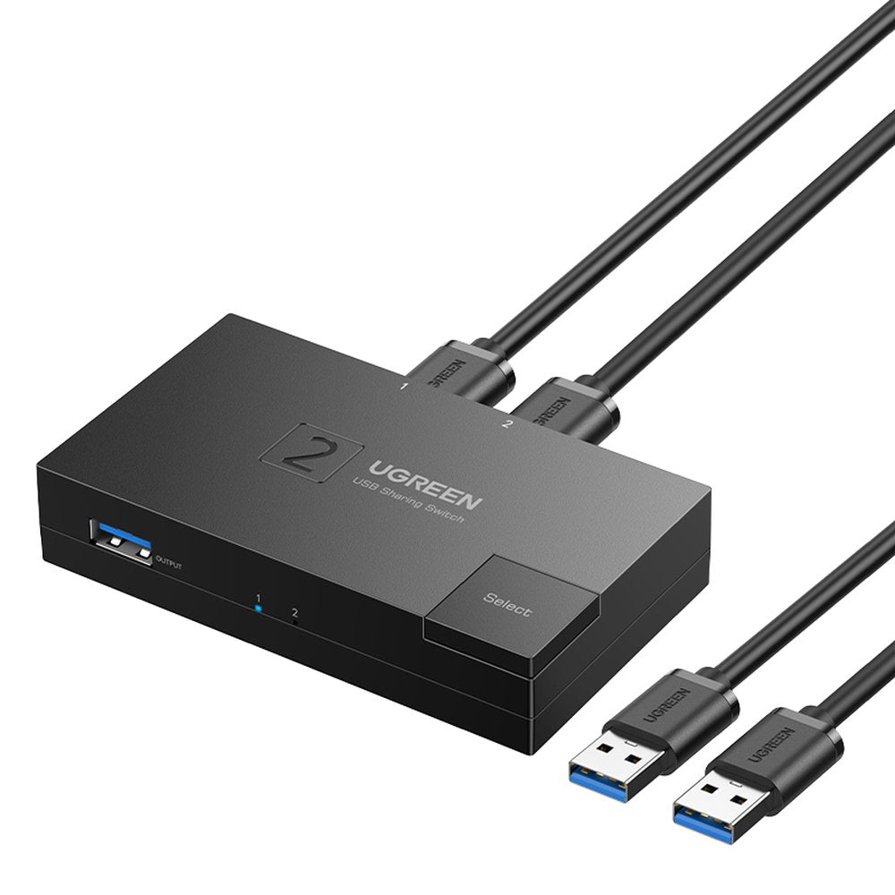 Switch Ugreen CM618 USB 3.0 bidirecional - preto