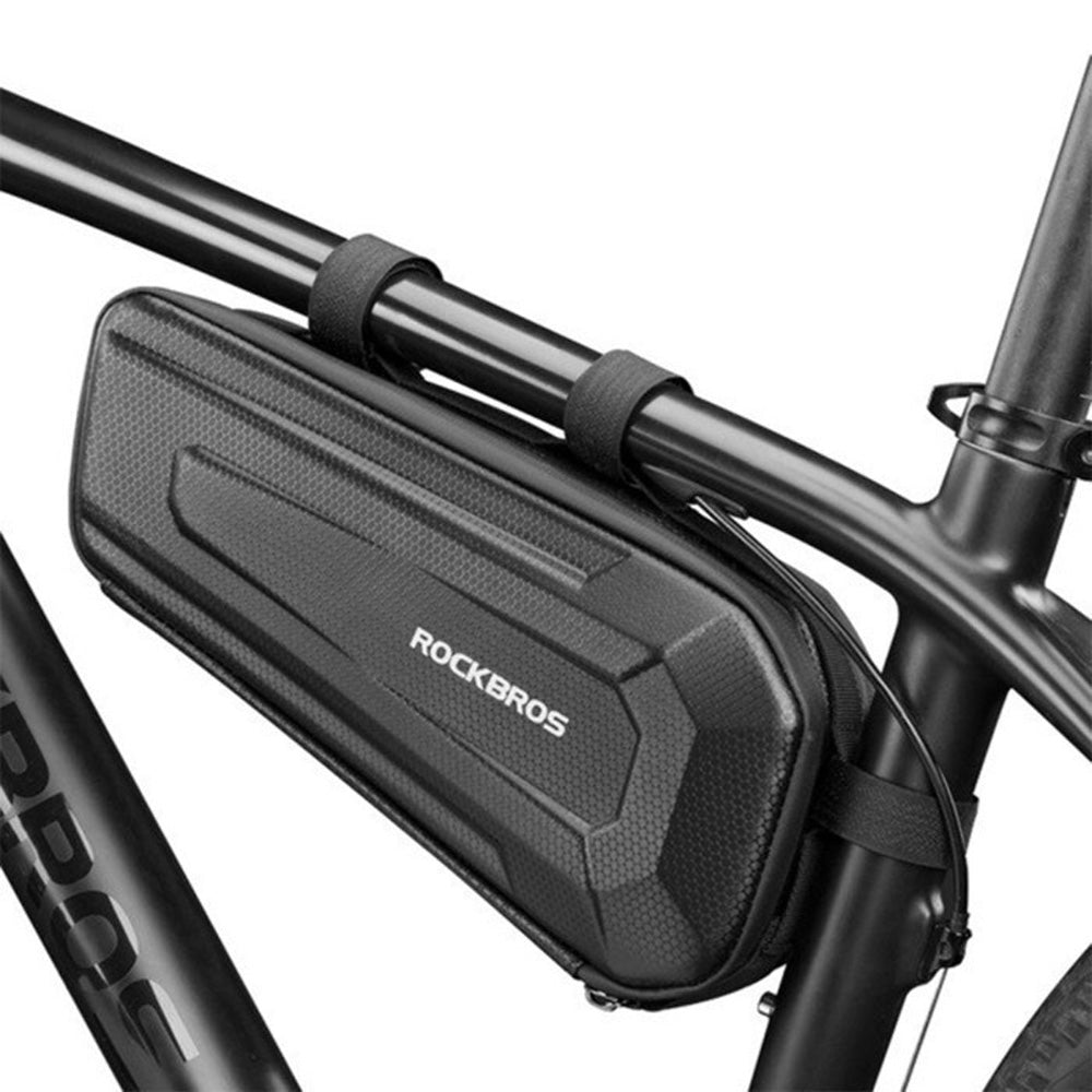 Bolsa de bicicleta Rockbros B66 à prova d'água para quadro - preta