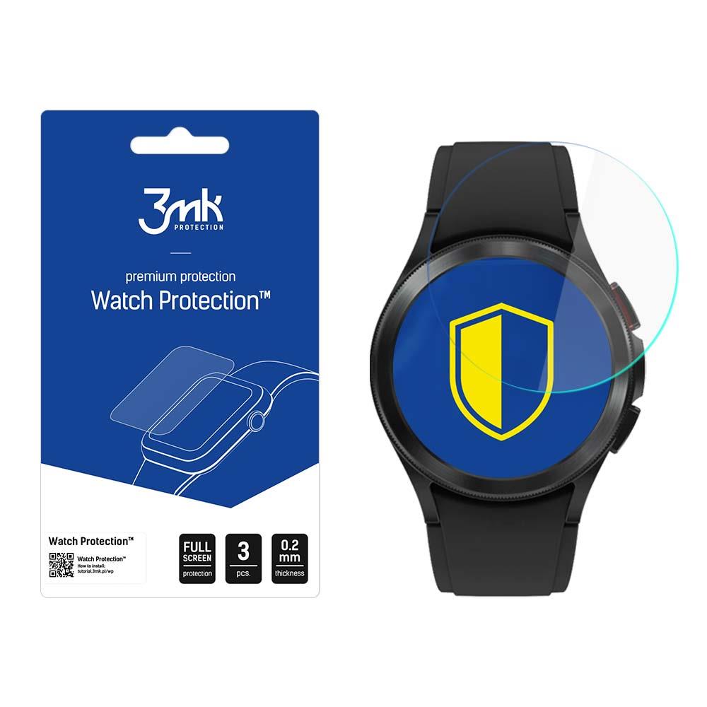 Proteção 3mk Watch Protection™ v. FlexibleGlass Lite em vidro híbrido para Samsung Galaxy Watch 4 Classic 46mm