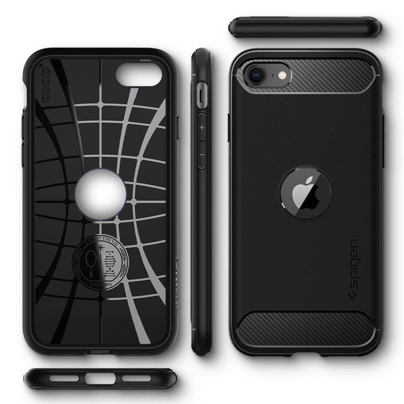 Capa Spigen Tough Armor para iPhone SE 2020 / 2022 - preta