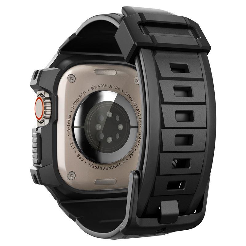 Estojo com alça Spigen Rugged Armor Pro para Apple Watch Ultra (49 mm) - preto