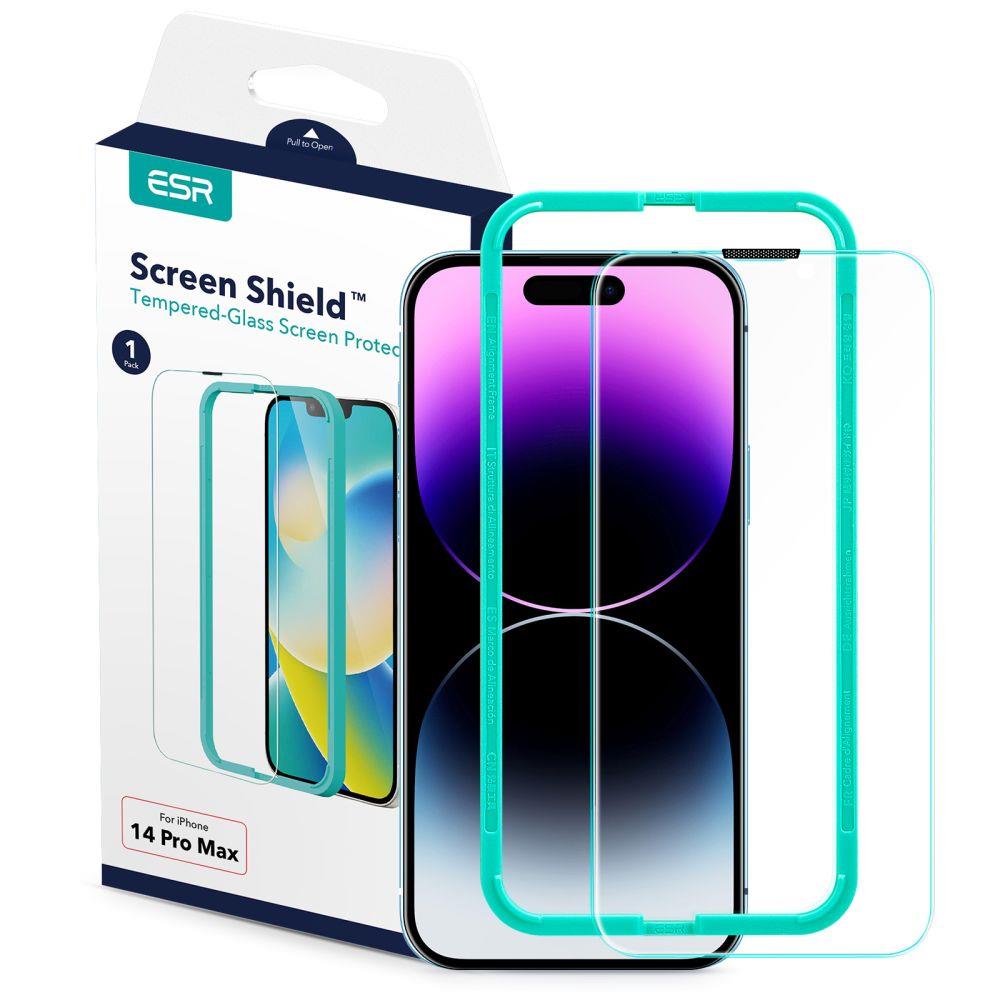 Vidro temperado ESR Screen Shield para iPhone 14 Pro Max