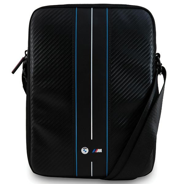 Bolsa BMW Carbon & Blue Stripe para tablet de 10" - preta"