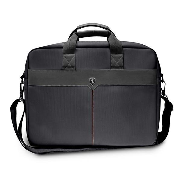 Bolsa Ferrari Off Track para laptop de 16" - preta"