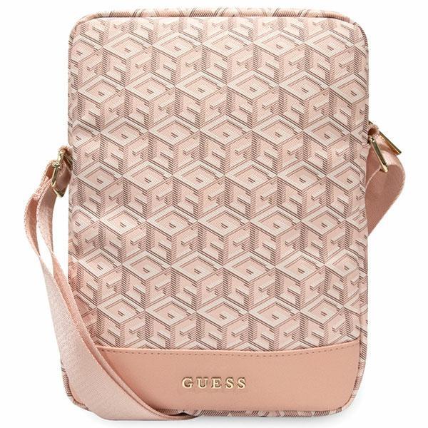 Bolsa Guess GCube Stripes para tablet de 10" - rosa"