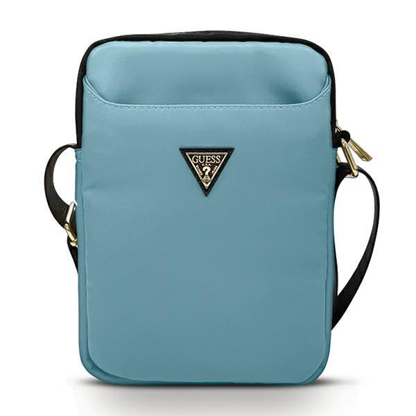 Bolsa Guess Nylon Triângulo Logo para tablet 10" - preta