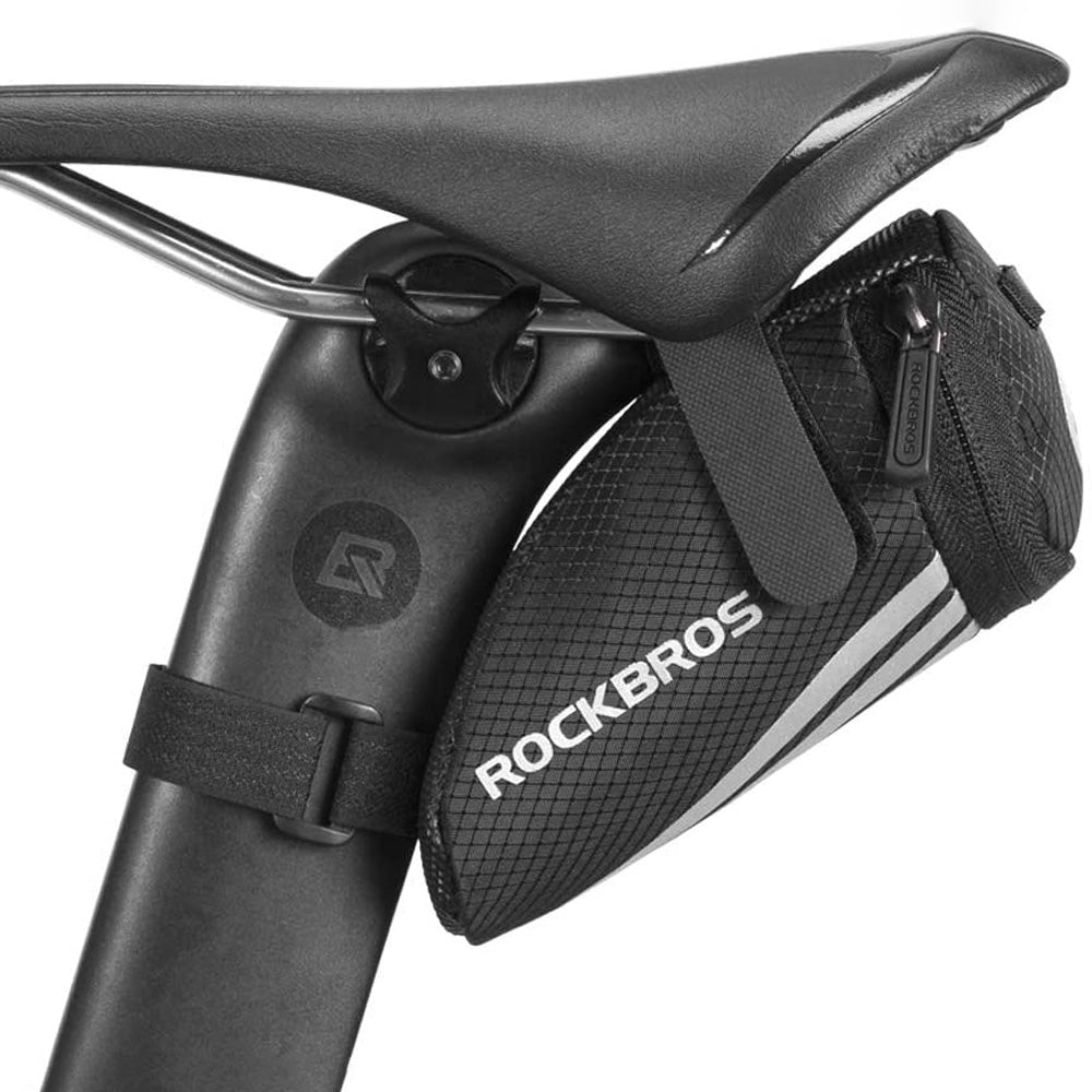 Bolsa de selim Rockbros C28 para bicicleta - preta