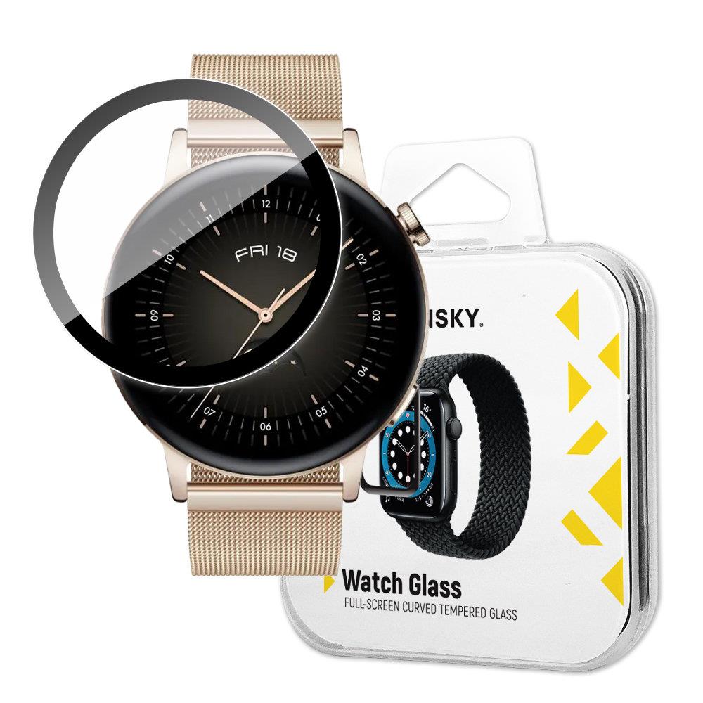 Vidro híbrido Wozinsky Watch Glass para Huawei Watch GT 3 42 mm preto