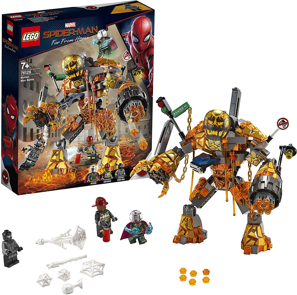 LEGO Marvel Super Heroes 76128 O Combate de Molten Man