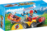 Playmobil 9130 Moto 4 de resgaste na montanha