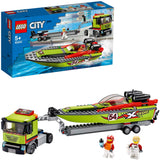 Lego City 60254 Transportador de Barcos de Corrida