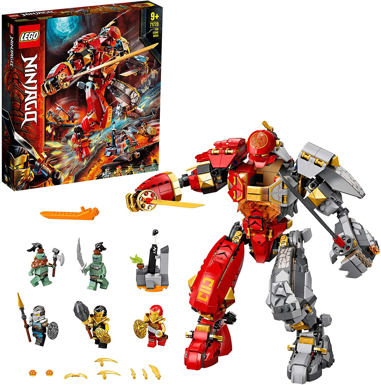 Lego Ninjago 71720 Mech Robot Pedra de Fogo